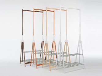 Деревянная складная напольная вешалка Stand-Up Foppapedretti